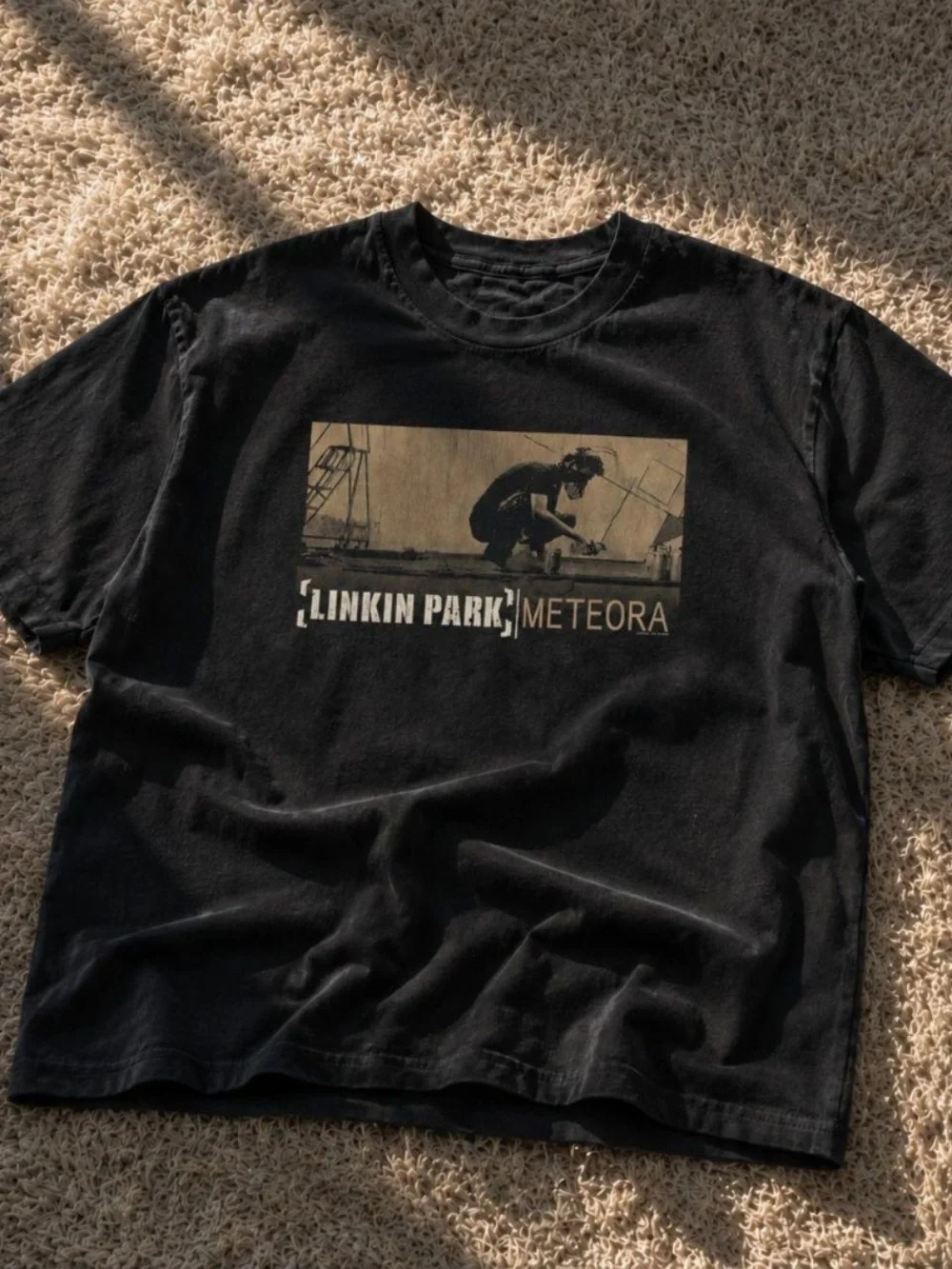 Gildan Black Linkin Park Meteora Graphic Tee
